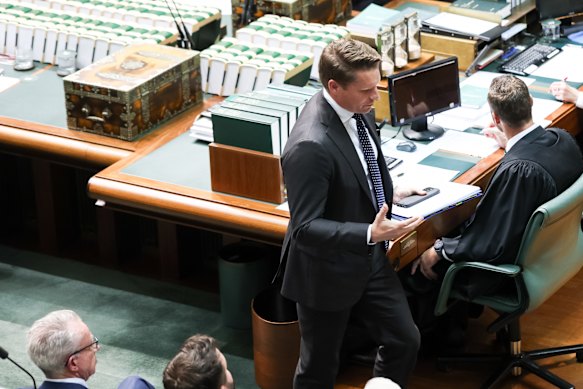 Shadow spokesman for industry Andrew Hastie.