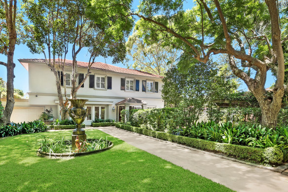 The Bellevue Hill home of the Kontopos family was quietly on offer for $27 million.