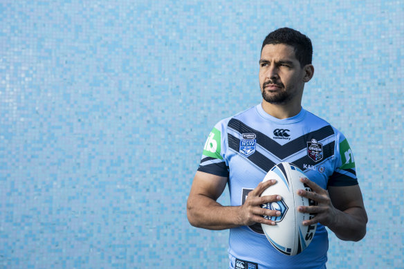 Sacrifice: Cody Walker is intent on getting the best out of himself as he prepares for a State of Origin debut.