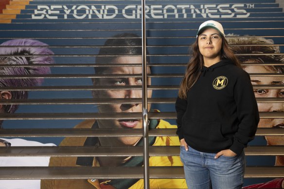 Matildas fan Michelle Morris is ready for the World Cup.