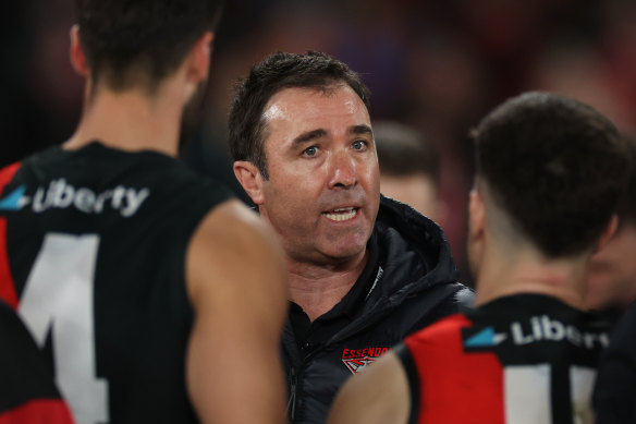 Brad Scott says there’s been a change of attitude at Essendon.