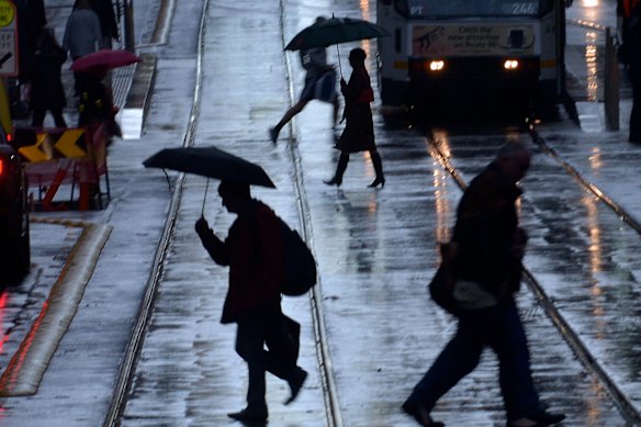Just another rainy Monday in Melbourne.
