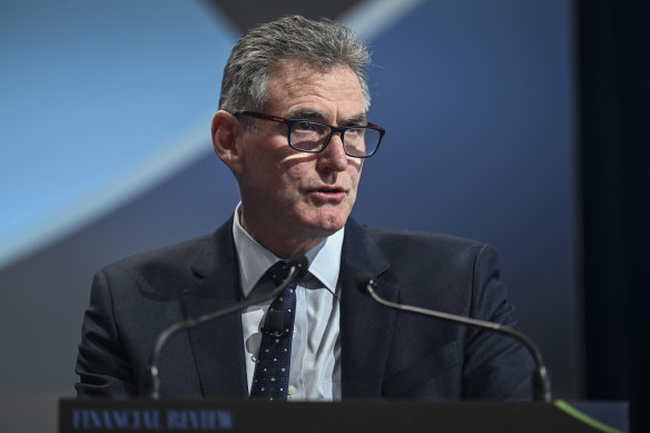 NAB chief Ross McEwan will announce a new chief climate officer role.