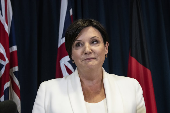 NSW Opposition Leader Jodi McKay announces her resignation.