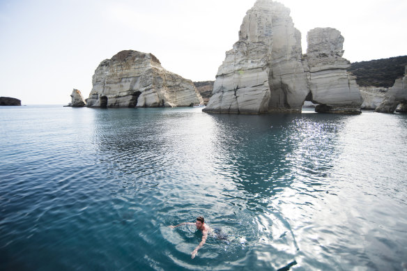 In the swim.
