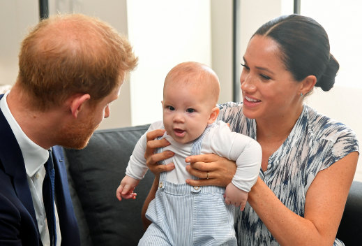 The Duke and Duchess of Sussex released the first episode of their podcast on Tuesday, with a special cameo from their 19-month-old son, Archie.