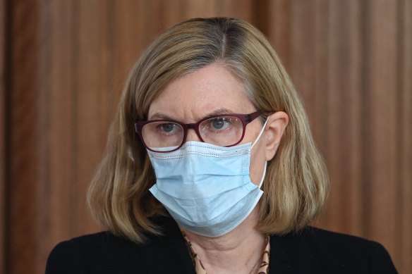NSW Chief Health Officer Dr Kerry Chant says vaccines are the state’s ticket out of lockdown. 