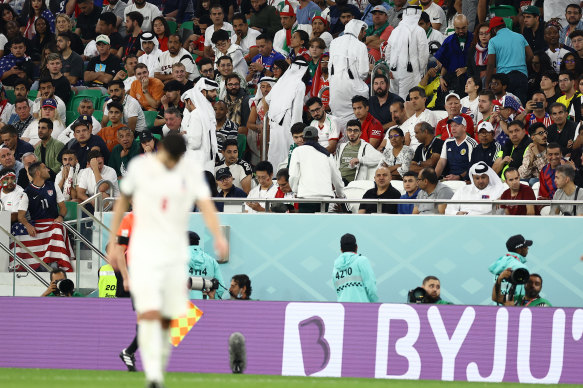 Faces on the field and off tell the story for Iran.