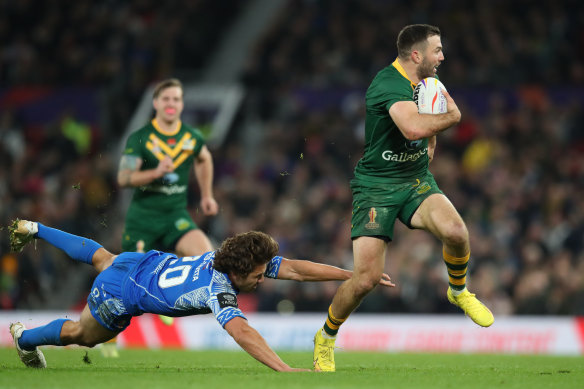 The World Cup was James Tedesco’s first as Aussie captain.