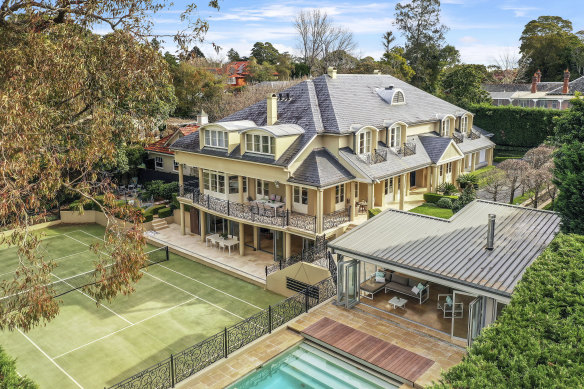 The Turramurra residence Courances is touted as the suburb’s finest house.