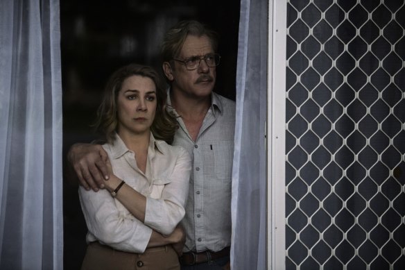 Kate Ritchie and Erik Thomson are compelling as Carol and Don Spiers, parents of missing girl Sarah.