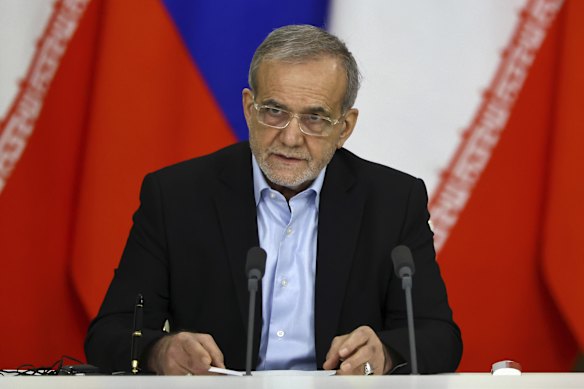 Iranian President Masoud Pezeshkian.
