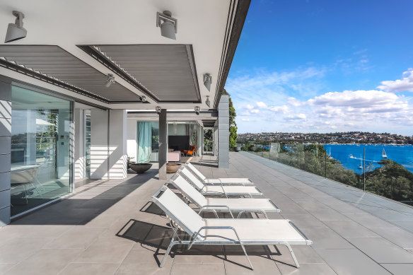 The contemporary three-level residence in Vaucluse was built in 2005 and sold recently by Canning and Eliza Fok.