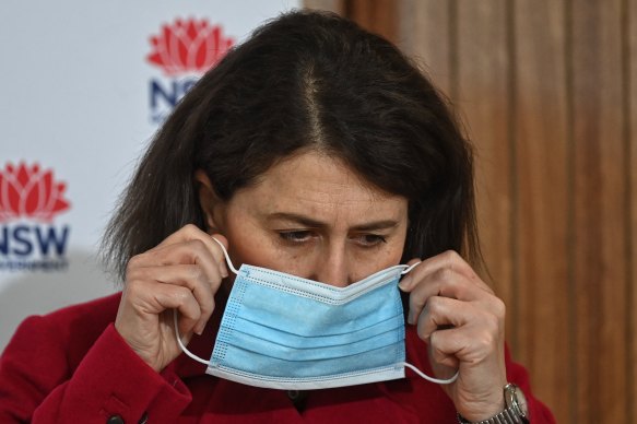 Former Liberal premier Gladys Berejiklian, whose government led the lockdowns opposed by Noel McCoy.