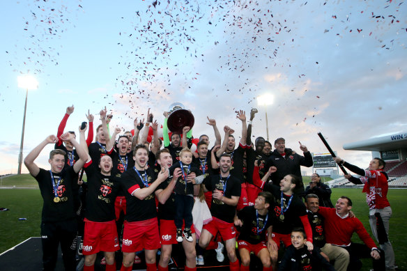 Wollongong Wolves won last year's NPL finals series and would be among the leading contenders to participate in a national second division.