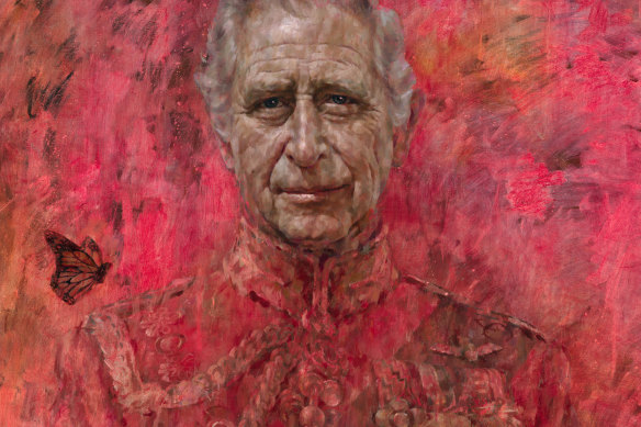 King Charles III by Jonathan Yeo 2024.