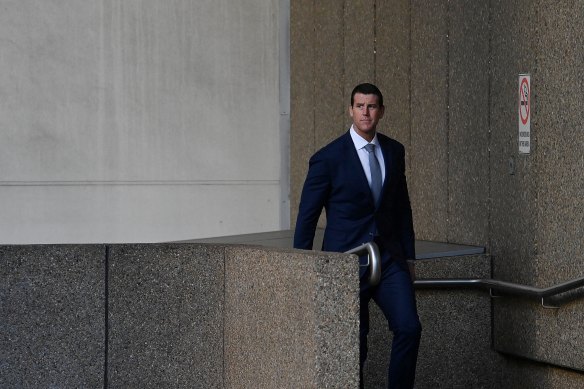 Ben Roberts-Smith outside the Federal Court in Sydney in 2022.