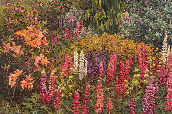 Lupins, Bibbenluke by Lucy Culliton (2019).