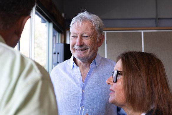 America’s Cup winner John Bertrand attended the launch of Loyal.