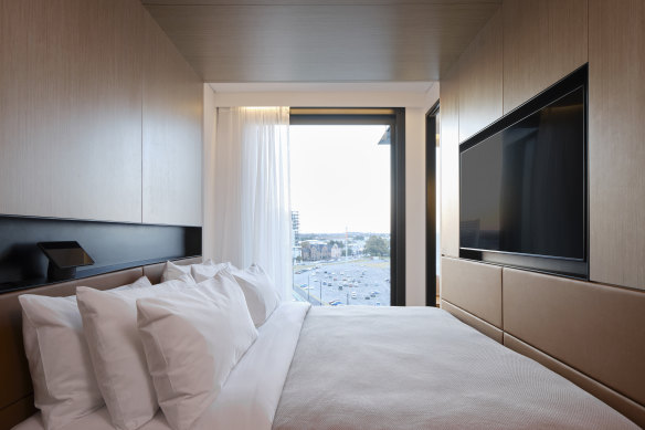 The Little National’s rooms are very compact but that’s the ethos of the chain, to cater for those spending more time outside their room than in. 