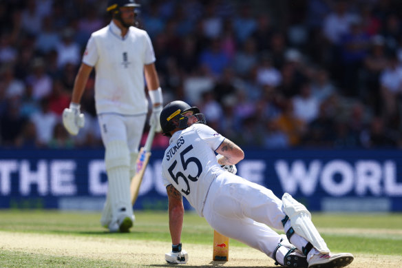 Ben Stokes battled his knee injury as well as Australia during last year’s Ashes.