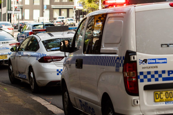 NSW Police attended the home and found a man unresponsive on the footpath.