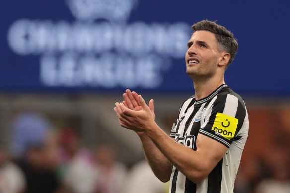 Newcastle United returned to Europe’s top table after a long absence but were unable to break down AC Milan.