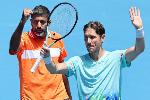 Rohan Bopanna and Matthew Ebden are into the final of the men’s doubles tournament at the Australian Open.