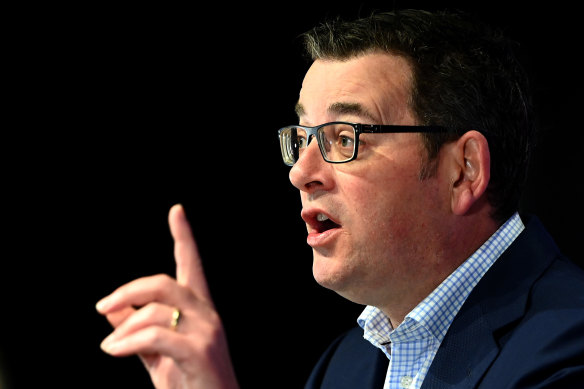 Victorian Premier Daniel Andrews. Fewer than half of Victorians think their state government has handled the pandemic well.