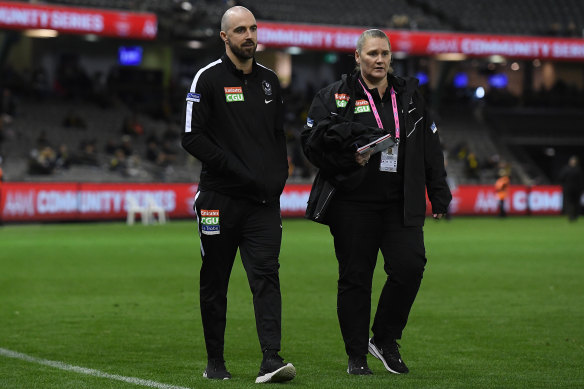 Steele Sidebottom (left) is in doubt for round one.