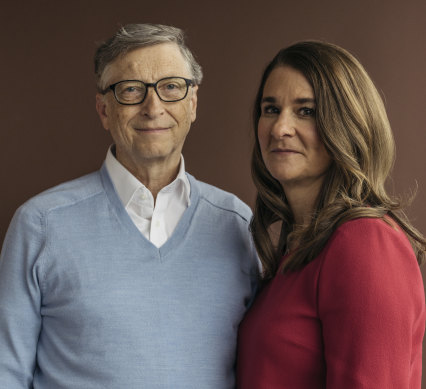 In more unified times: Bill and Melinda Gates.