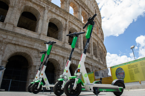 Scooters in Rome face tough restrictions, but riders also face other issues like the city’s notorious traffic.