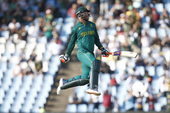 South Africa’s Heinrich Klaasen on the rampage at Centurion Park.