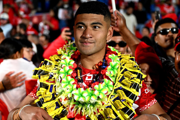 Leading the Pasifika rise: Tongan halfback Isaiya Katoa.