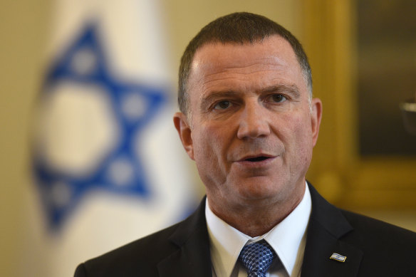 Israel’s vaccination minister Yuli Edelstein.