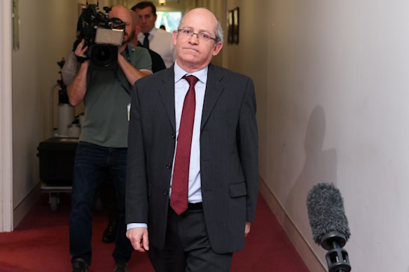 Israel’s ambassador to Australia, Hillel Newman, in Canberra on Thursday.
