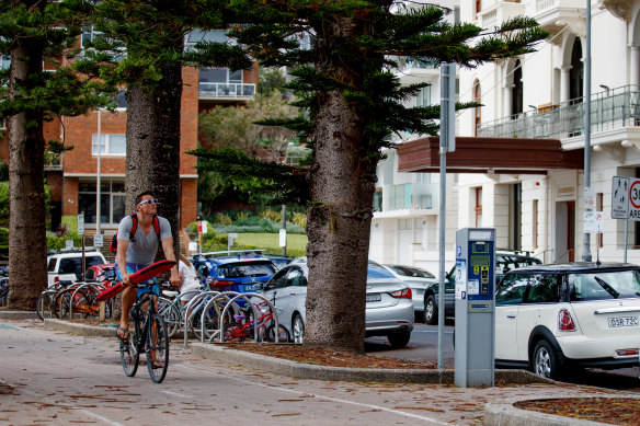 Street parking in Manly is among the most expensive in Sydney, costing $10 an hour.