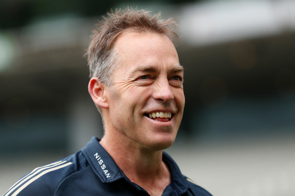 Alastair Clarkson is in the US as he looks to broaden his coaching experience.