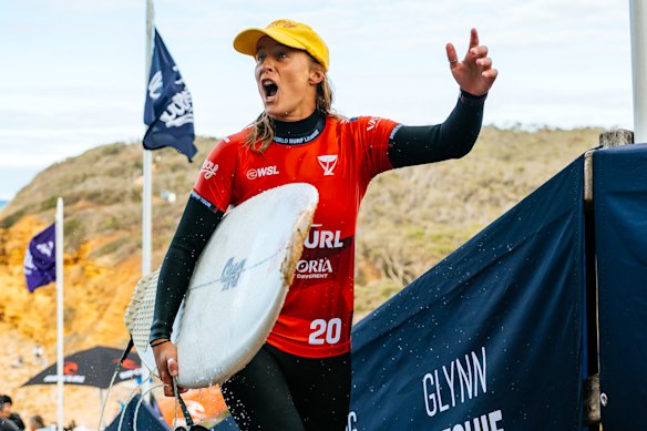 Isabella Nichols won at Bells Beach.