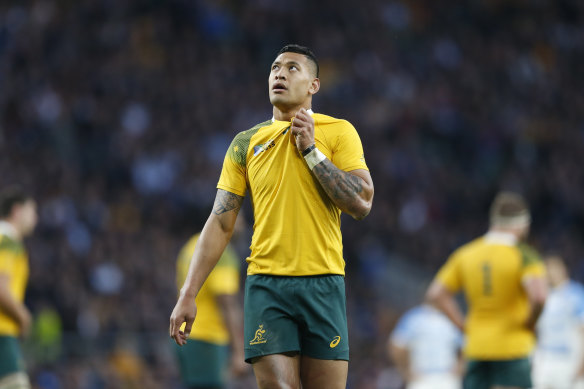 Folau played 73 Tests for the Wallabies before his sacking in 2019.
