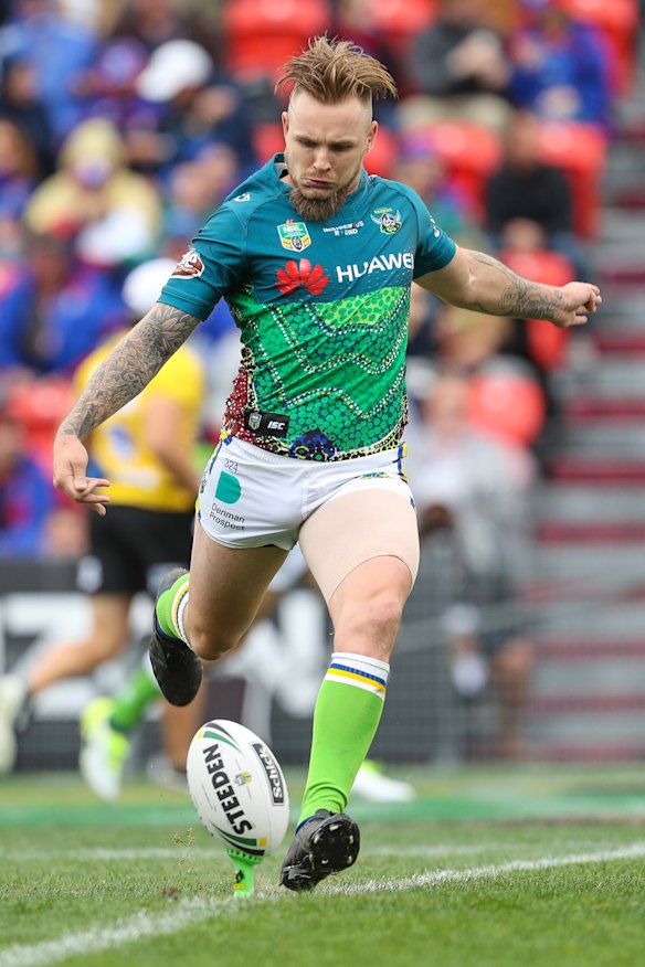 Canberra Raiders five-eighth Blake Austin could taking over the goal-kicking duties.