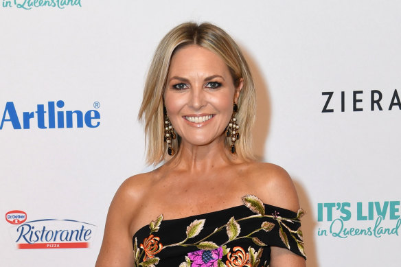 Today show host Georgie Gardner at the 2018 Logie Awards in July. 