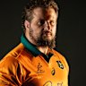 SYDNEY, AUSTRALIA - JUNE 24: James Slipper poses for a portrait during an Australian Wallabies Portrait Session at NEP Studios on June 24, 2025 in Sydney, Australia. (Photo by Darrian Traynor/Getty Images)