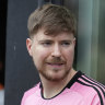 Jimmy Donaldson, aka MrBeast, photographed at a US soccer match in March. 
