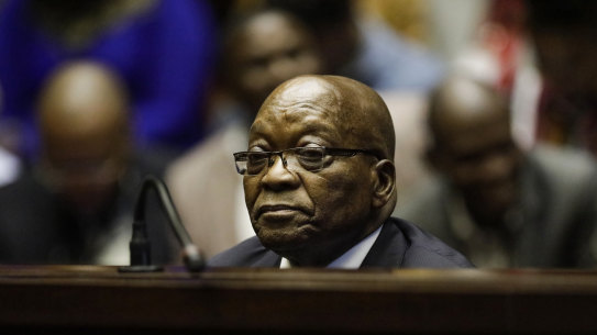 The legal woes of former South African president Jacob Zuma