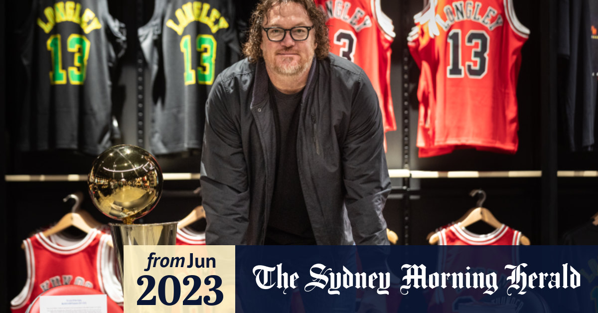 Luc Longley appearing at Sydney and Melbourne NBA Stores for launch of new  jersey collection
