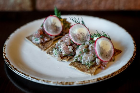Tuna tartare.