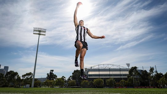 Oscar Steene’s leap has made Collingwood fans roar in 2026