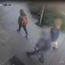 CCTV captures an image of a person matching the description of the alleged attacker on Tuesday morning.