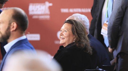 Gina Rinehart.